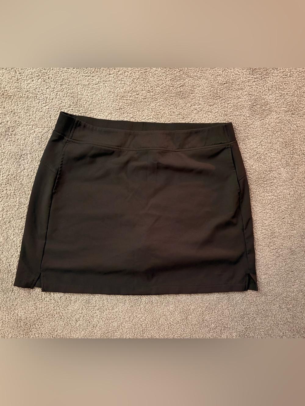 Women's Black Performance Skort with Built-In Shorts